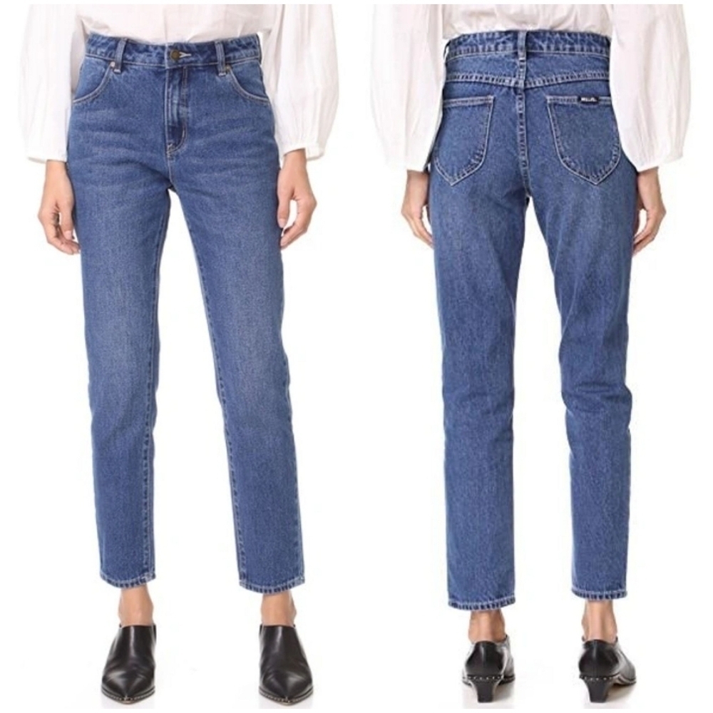 Rolla's Miller Skinny Jeans Mid Rise Fitted Non Stretch